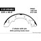 Centric Parts Premium Brake Shoes, 111.05481 111.05481 - alternate 1